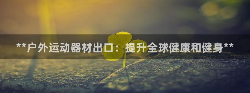 耀世娱乐联 411O31 娱乐：**户外运动器材出口