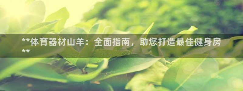 耀世娱乐怎么注册会员：**体育器材山羊：全面指南，助