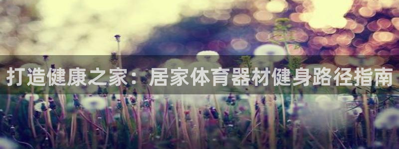 耀世娱乐间7O777：打造健康之家：居家体育器材健身