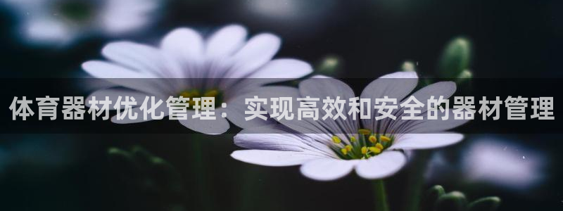 耀世平台非 41IO31 耀世：体育器材优化管理：实