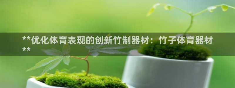 耀世集团是干嘛的企业：**优化体育表现的创新竹制器材