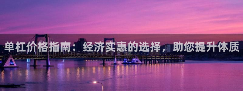 耀世盛典官网入口：单杠价格指南：经济实惠的选择，助您