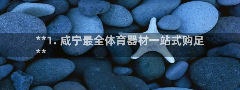 耀世娱乐下载最新版本安装：**1. 咸宁最全体育器材