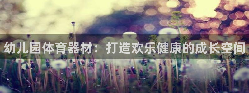 耀世平台注册链接怎么弄：幼儿园体育器材：打造欢乐健康