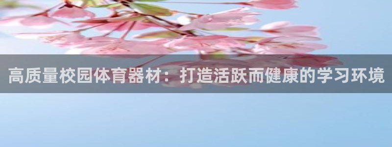 耀世平台负责人：高质量校园体育器材：打造活跃而健康的