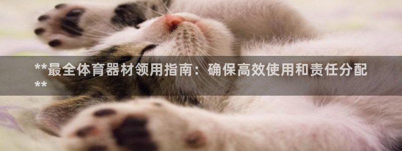 耀世娱乐登录注册流程：**最全体育器材领用指南：确保