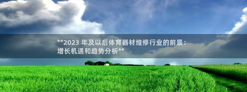 耀世平台注册链接怎么弄：**2023 年及以后体育器