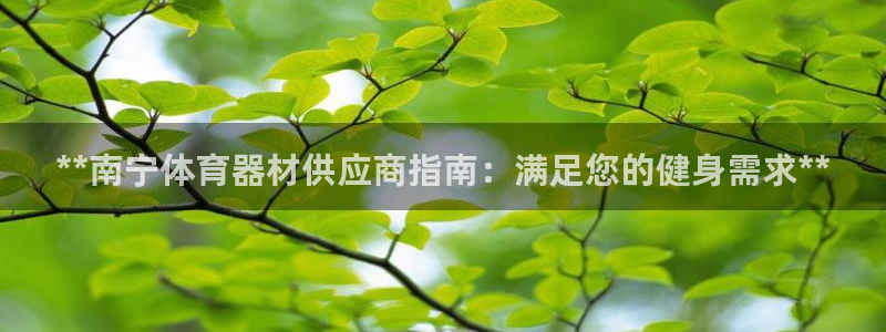 耀世平台会员中心在哪：**南宁体育器材供应商指南：满