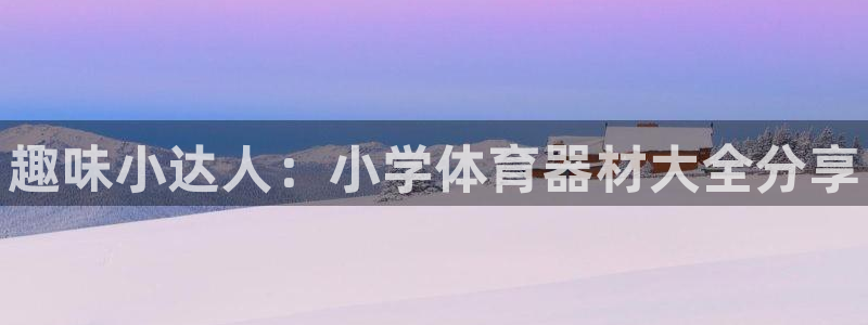 耀世娱乐app下载官网:趣味小达人:小学体育器材大全分享