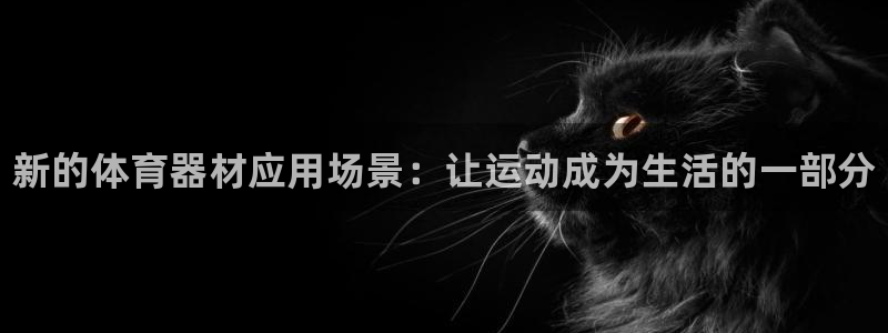 耀世娱乐赢咖6代理：新的体育器材应用场景：让运动成为